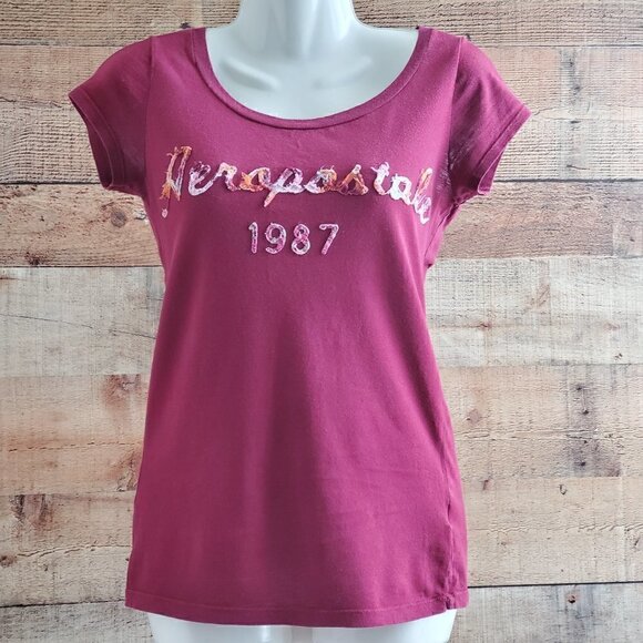 AEROPOSTALE COTTON T-SHIRT - Picture 1 of 4